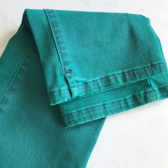 DIESEL “Grupee” fit teal/green jeans. Size 27. - Picture 2 of 7